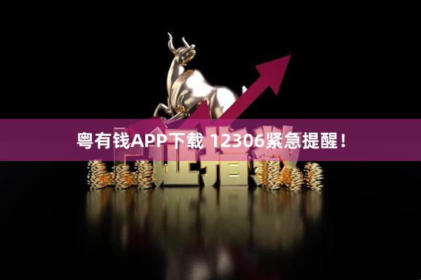 粤有钱APP下载 12306紧急提醒！